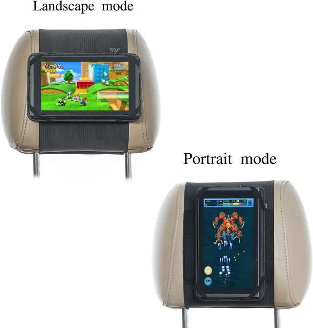 Alt view image 3 of 7 - Switch Car Mount TFY Car Headrest Mount Holder Compatible with Nintendo Switch