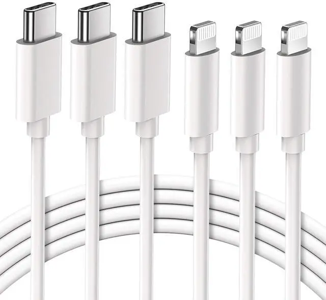 Main image of MFi Certified 27W USB C to Lightning Adapter (4 Pack) - Fast Charging Data Sync Lightning to USB Type C Cable Adapter for iPhone14/13/12 Series iPad AirPods with Anti-Lost Loop Not for Audio/OTG