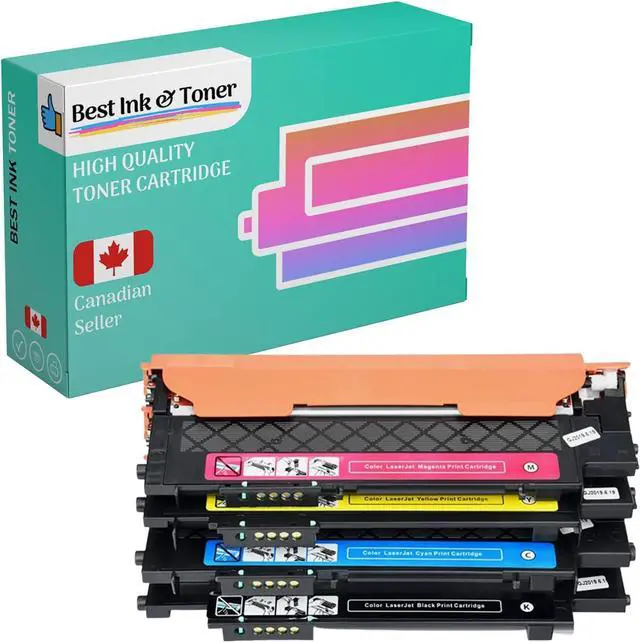 Main image of Best Compatible Cartridge for Samsung CLT-404S Toner Cartridge Combo BK/C/M/Y - (404S),for Xpress C430,Xpress C430W,Xpress C480,Xpress C480W (Black/Cyan/Magenta/Yellow)