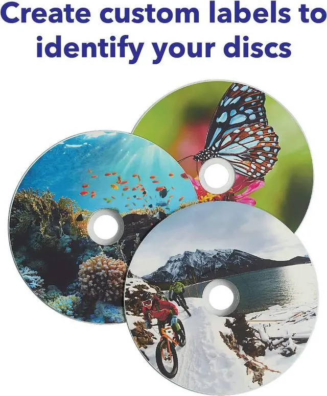 Alt view image 4 of 7 - Verbatim CD-R 700MB 52X White Inkjet Hub Printable Recordable Media Disc - 100pk Spindle