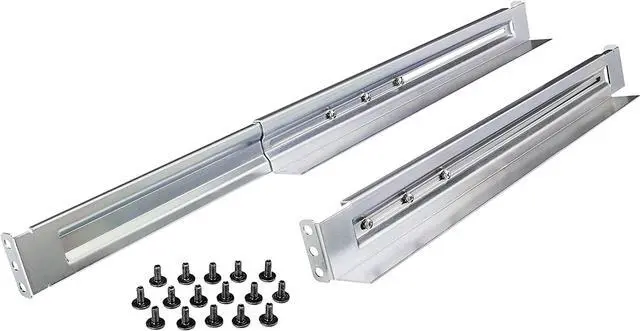 Main image of CyberPower 4POSTRAIL 4-Post Universal Rack Mount Rail Kit, Silver