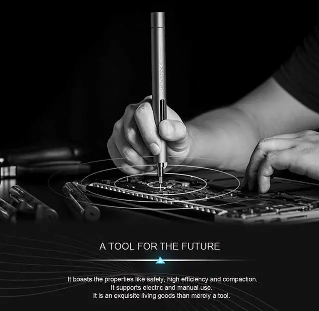 Alt view image 2 of 7 - wowstick 1F+ Electric Screwdriver 64 In 1 Lithium Precision Screwdriver Rechargeable Repair Tool kits Cordless 56 Bits Screwdriver with LED Light And Magnetic Mat For Most Electronic Devices