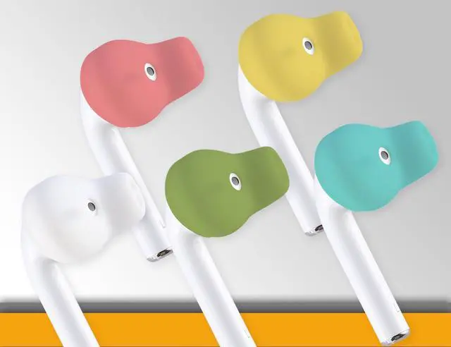 Alt view image 6 of 6 - ACOUS Design Purest Earbuds Covers Anti-Slip Sport Covers Compatible with EarPods and AirPods (Light Blue)