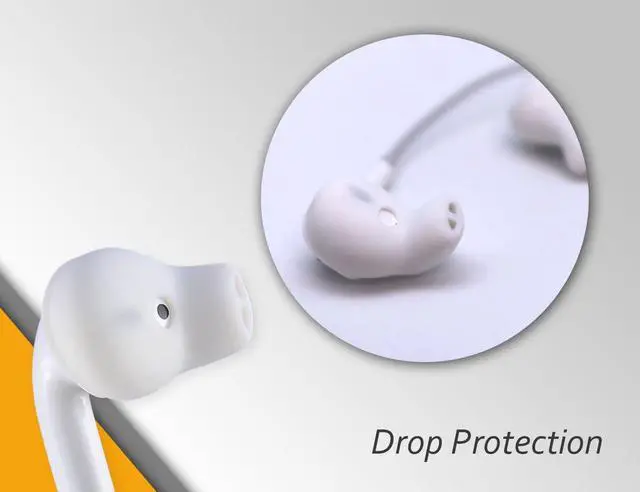 Alt view image 5 of 6 - ACOUS Design Purest Earbuds Covers Anti-Slip Sport Covers Compatible with EarPods and AirPods (Light Blue)