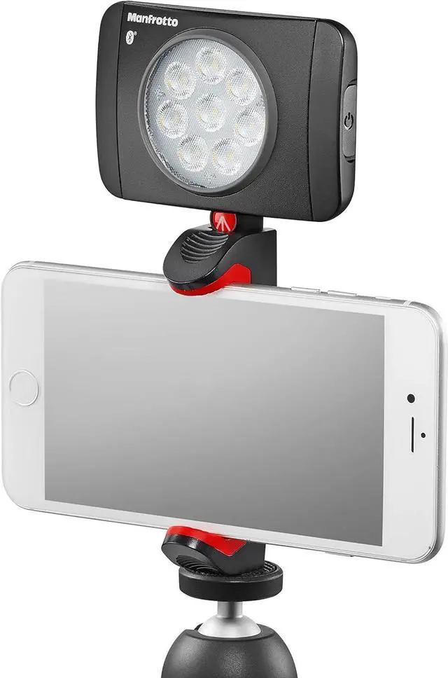Alt view image 5 of 7 - Manfrotto Smartphone Clamp, Pro Version (MCPIXI), Black