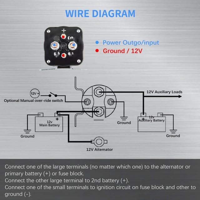 Alt view image 5 of 7 - 200Amp Battery Isolator & Continuous Duty Solenoid for Mobile Audio