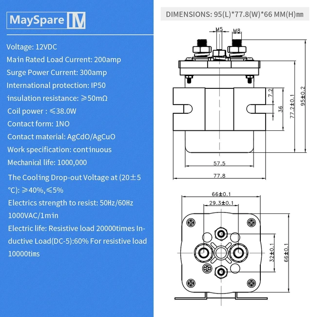 Alt view image 2 of 7 - 200Amp Battery Isolator & Continuous Duty Solenoid for Mobile Audio