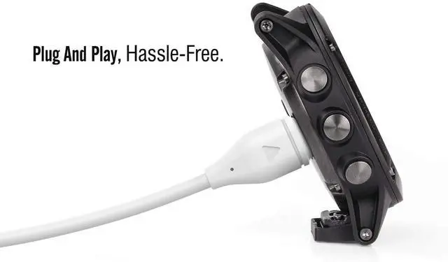 Alt view image 4 of 6 - MoKo Charger Fit Garmin Vivoactive 3/ Fenix 5/5 Plus/5S/5S Plus/5X/5X Plus/Forerunner 745/Instinct/Quatix 5/Quatix 5 Sapphire, [2-Pack] Replacement USB Data Sync Charging Cable Wire - Black & White