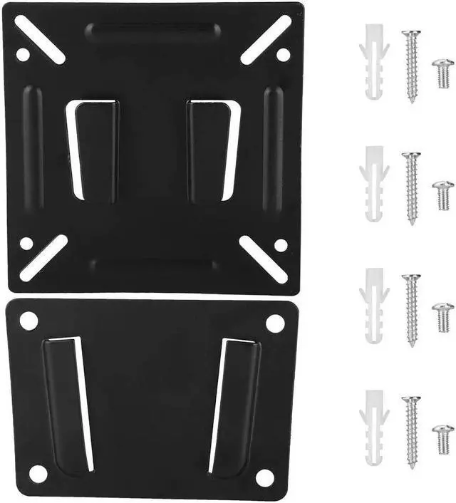 Alt view image 6 of 7 - Small LCD TV Wall Mount Bracket,Slim Design TV Wall Mount Universal Wall Mount TV Hanger Bracket Fixed Mount for 14-32in TV Screen Panel