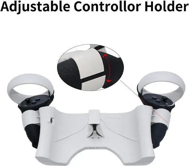 Alt view image 3 of 7 - Charging Station for Oculus Quest 2 VR Headset Accessories Wall Mount Charging Stand for Oculus Quest 2