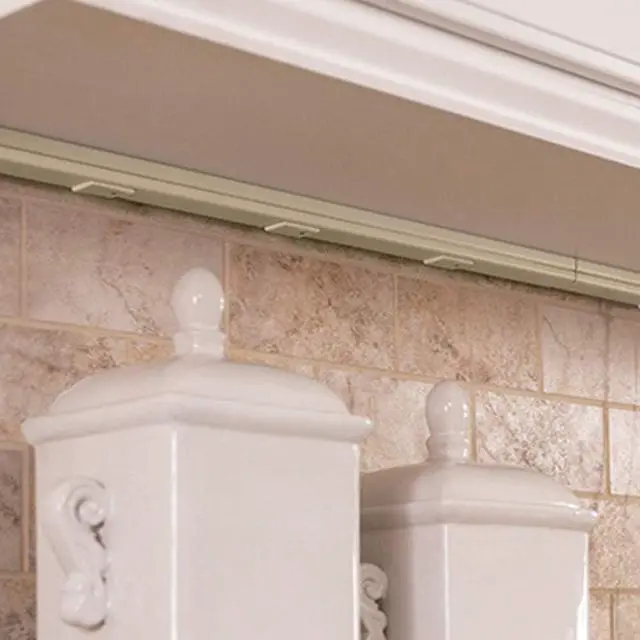 Alt view image 3 of 6 - Wiremold Wall Mount Power Strip, Ivory Under Counter Power Strip, 3 Foot Steel Kitchen Power Strip, 6 Outlet Power Strip to Use as Cable Management Power Strip, V20GB306