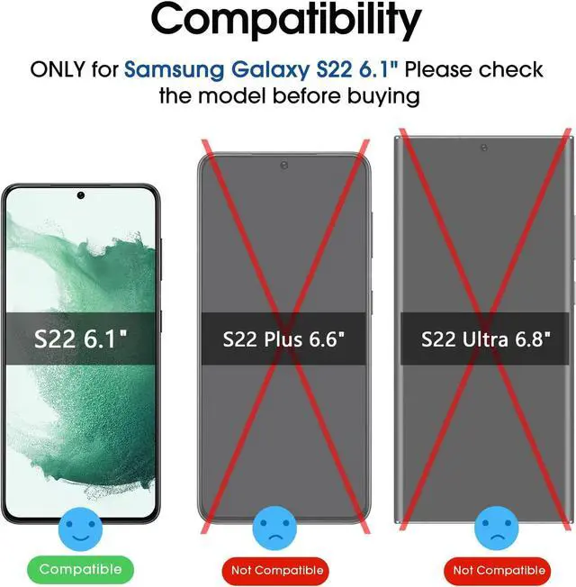 Main image of amFilm Privacy Screen Protector Samsung Galaxy S22 5g 6.1 inch with 2 Pack Camera Lens Protector, Anti Spy, Fingerprint ID Compatible, Easy to Installation, Hybird, 2+2 Pack