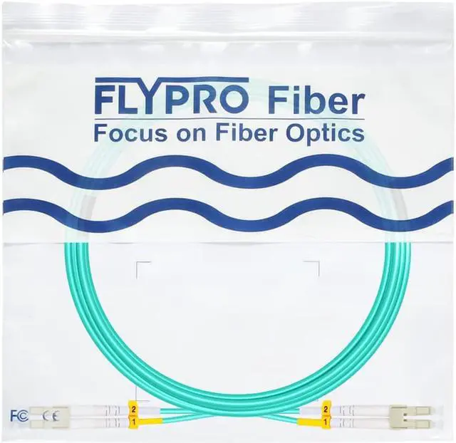 Alt view image 7 of 7 - F 30M OM4 LC to LC Fiber Patch Cable   Length Options: 0.2m-50m, 40GB/100GB Duplex LC-LC 50/125um Multimode Fiber Optic Cable Cord LSZH 30Meter(98ft)