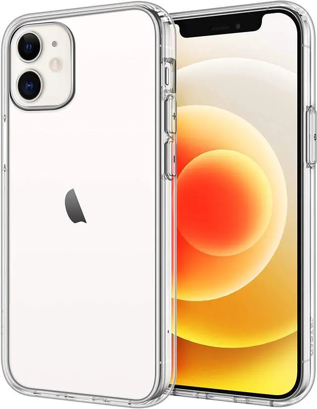 Main image of Case for iPhone 12 mini Anti-Yellowing Clear | Shockproof Protection Scratch Resistant Hard PC Back Durable Transparent TPU Bumper