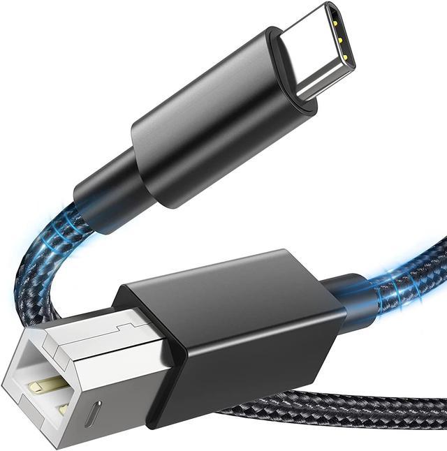 USB C to USB B MIDI OTG Printer Cable for Piano/Midi Keyboard 1.5m