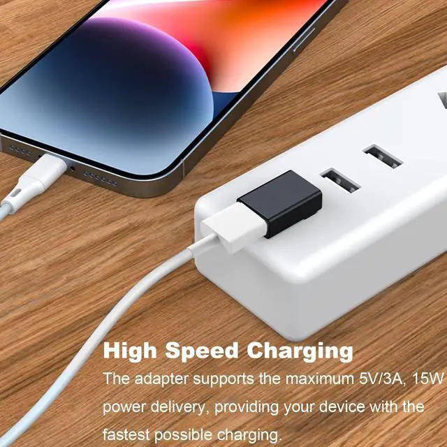 Alt view image 4 of 7 - 90 Degree USB 3.0 Adapter 2 Pack Upward Angle USB A Male to Female Converter Extender for PC Laptop USB A Charger Power Bank and More (Black)