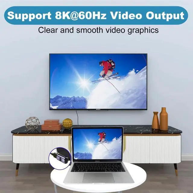 Alt view image 4 of 6 - 140W Magnetic 90 Degree Adapter (2 Pack) Right Angle USB-C Male to USB-C Female 40Gbps Connector for MacBook Pro/Air Tablet Laptop Mobile Phone and More Type C Devices