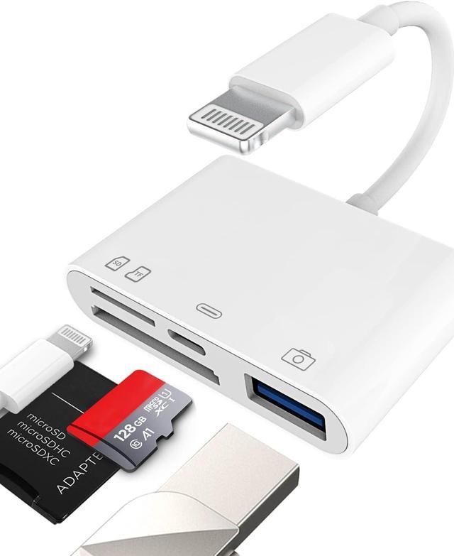 Camera Micro SD TF Memory Card Reader Lightning Male to USB3.0