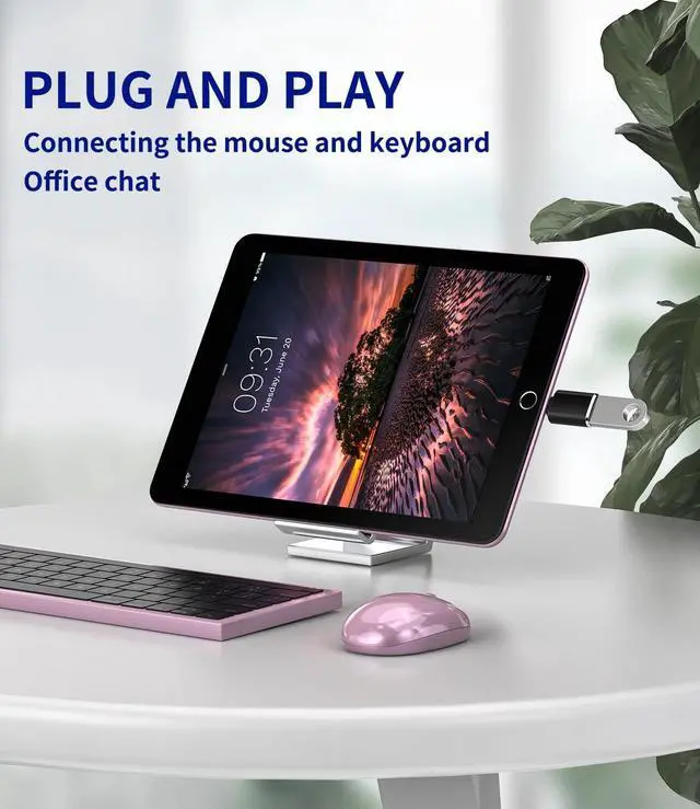 Alt view image 5 of 7 - iPhone OTG Adapter Lightning Male to USB Female Dongle Converter(3Pack)for Apple 14 13 12 11 Pro Max Xr X Xs Se 7 8Plus iPad Air Camera Card Reader USB Flash Drive Mouse Keyboard Hub MIDI U Disk Piano