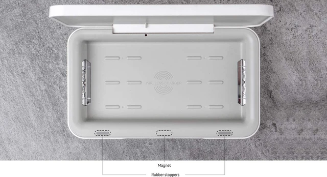 Alt view image 2 of 5 - Electronics Qi Wireless Charger and UV Sanitizer - US Version