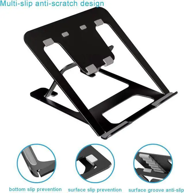 Alt view image 2 of 7 - Adjustable Drawing Tablet Stand Drawing Pen Display Aluminum Ventilated Stand Holder for Wacom One, Cintiq 13/16, XP-Pen Artist 12/13.3/15.6 and Huion Kamvas 12/13/15.6