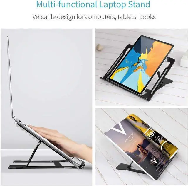 Alt view image 6 of 7 - Adjustable Drawing Tablet Stand Drawing Pen Display Aluminum Ventilated Stand Holder for Wacom One, Cintiq 13/16, XP-Pen Artist 12/13.3/15.6 and Huion Kamvas 12/13/15.6