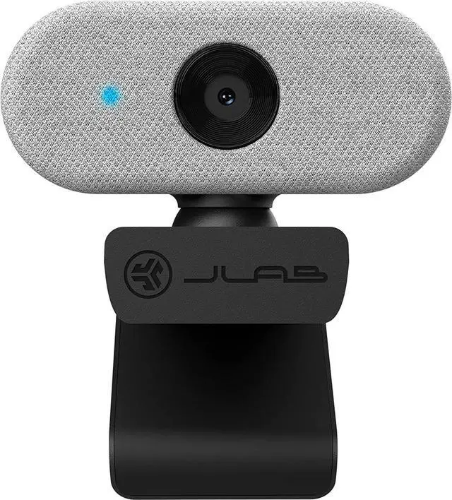 Alt view image 2 of 4 - JLab Go Cam USB HD Webcam, White, 1080P/30 FPS, 2.1 Megapixels, Minimalist Portable Set-up, Omni-Directional Microphone, Compatible with PC, Mac and Chromebook
