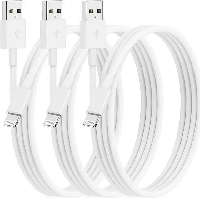 Main image of 3Pack for [ MFi Certified] iPhone Charging Cable 6Feet-Lightning to USB Cable Wire - 3 Foot iPhone USB Charger Cords for Appe iPhone 14 13 12Pro/Pro Max/Xs Max XR X 8 7 6 5 Plus SE