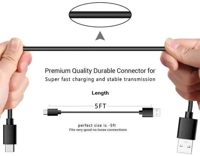 Alt view image 4 of 4 - USB TYPE C Charger for Beats Solo 4 Beats Pill 2024 Beats Powerbeats Pro 2 Studio Pro Buds + Beats Fit x Kim Beats Flex Beats Fit Pro Beats Studio Buds Plus solo Bud Earbuds Charging Cable Cord
