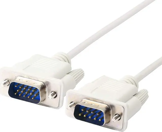 Main image of PNGKNYOCN 4.5 Feet DB 9 Pin Male to VGA 15 Pin Male Adapter Cable, RS232 to VGA Conversion Cable, YOUCHENG for Computer,Printers, Scanners