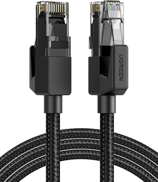Alt view image 8 of 14 - UGREEN Cat 6 Ethernet Cable Braided Cat6 Gigabit High Speed 1000Mbps Internet Cable RJ45 Shielded Network LAN Cord Compatible for PC PS5 PS4 PS3 Xbox Smart TV Router 10FT