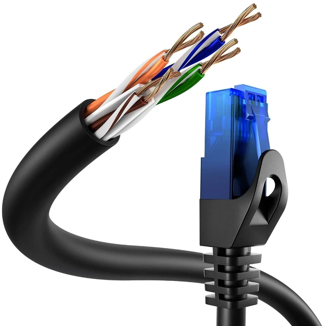 Alt view image 3 of 7 - KabelDirekt Network Cable 10Gbps 10x50ft, Black