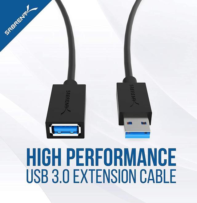 SABRENT USB Extension Cable 6 Ft, USB 3.0 Type A Male to Female