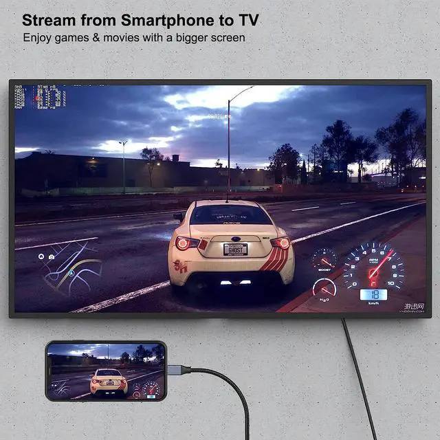 Alt view image 3 of 7 - USB-C to DisplayPort 6 Feet Cable(4K@60Hz 2K@144Hz) USB Type-C to DisplayPort Cable [Thunderbolt 3/4 Compatible] with iPhone 15 Pro/Max MacBook Pro/Air 2023 iPad Pro iMac S23 XPS 17