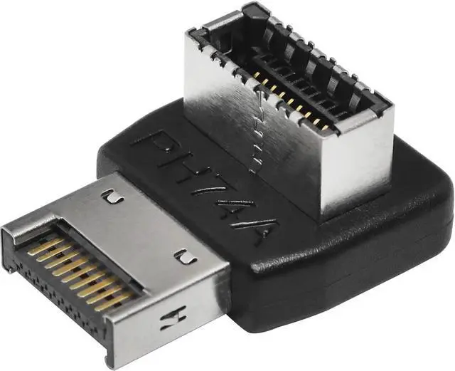 Main image of Right Angle USB Type E Adapter USB3.1 Type E Header Converter 90 Degree Steering Elbow for Computer Motherboard (PH74A)