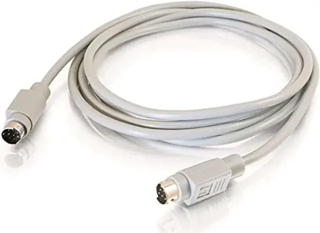 Alt view image 2 of 4 - C2G/Cables To Go Legrand - C2G 8 Pin Mini DIN, RS232 Serial Cable, Beige Mini DIN Male to Male Cable, 10 Foot Mini DIN Plug, 1 Count, C2G 02318