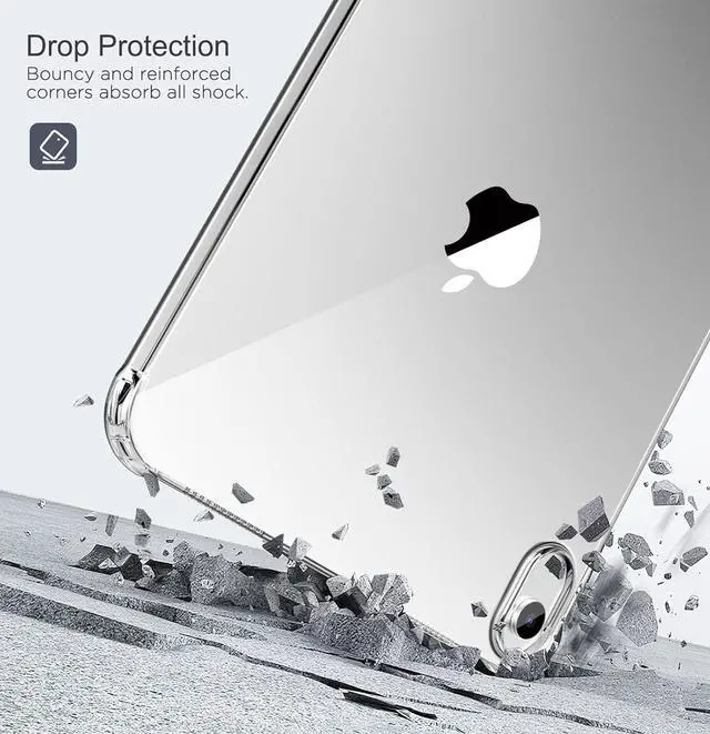 Alt view image 5 of 7 - Clear Case for iPad (A16) 11th Generation 2025 11-inch/10th Generation 2022 10.9 inch Lightweight Soft TPU Anti-Scratch Ultra Transparent Tablet Back Cover Shockproof Impact Resistant Clear
