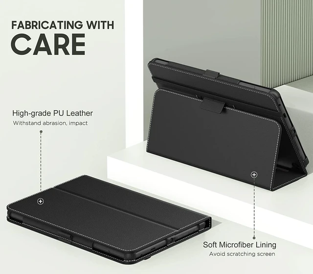 Alt view image 3 of 7 - Case Fits Kindle Fire HD 8 & 8 Plus Tablet 8 Black