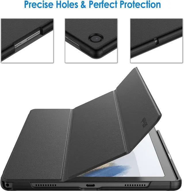 Alt view image 5 of 7 - Case for  Galaxy Tab A8 10.5-Inch 2022 (SM-X200/X205/X207) Slim Lightweight Stand Protective Tablet Cover with Auto Wake/Sleep (Black)
