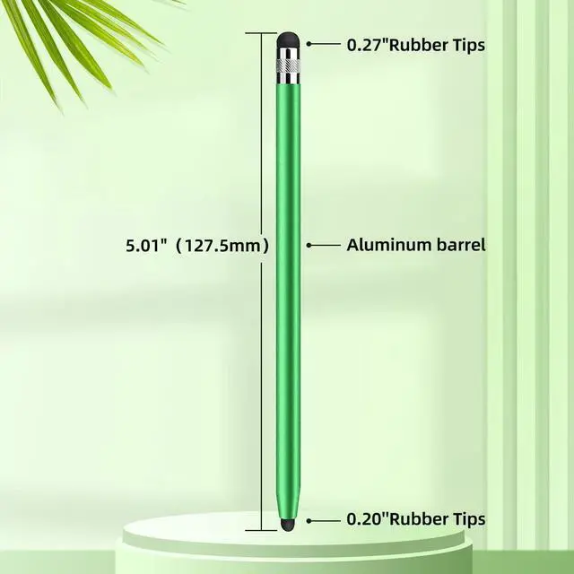 Alt view image 6 of 7 - Stylus Pens for Touch Screens 5 Pack Stylus Pen for iPad iPhone Android Chromebook Tablets and More Capacitive Touchscreen Devices High Sensitivity & Precision No Scratches Rubber Tips Stylist