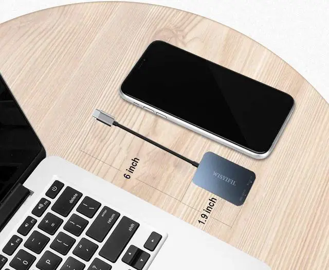 Alt view image 7 of 7 - UHS-II High Speed Card Reader USB C SD 4.0 Memory Card Reader for SDXC SDHC SD MMC Micro SDXC Micro SD Micro SDHC Card UHS-II UHS-I Cards Compatible with MacBook Pro iPad Pro  S21