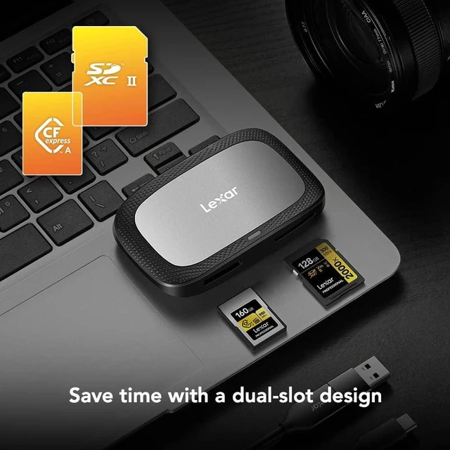 Alt view image 2 of 4 - CFexpress Type A/SD Card Reader Up to 10Gbps USB 3.2 Gen 2