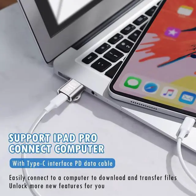 Alt view image 5 of 7 - USB C Micro SD Card Reader with Keychain USB-C to Micro SD/TF Card Reader with USB 3.0 Adapter High-Speed OTG Reader for MacBook iPad Pro Galaxy iPhone 15 Laptop Tablet & Phone