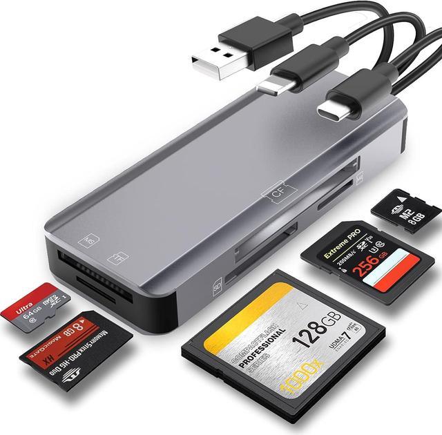4 TF Card RAID to SATA 22Pin Adapter Multi Micro SD Card Converter w/  Enclosure