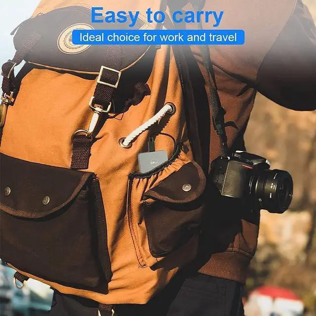 Alt view image 6 of 6 - CFexpress Type B Card Reader Aluminum, USB 3.1 Gen 2 10Gbps CFexpress Card Reader, Portable CFexpress Memory Card Reader Adapter compatible with Android/Windows/Mac OS, Included USB C to USB A/C Cable