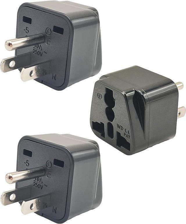Universal World to Canada/American Outlet Plug Adapter-Type B (3