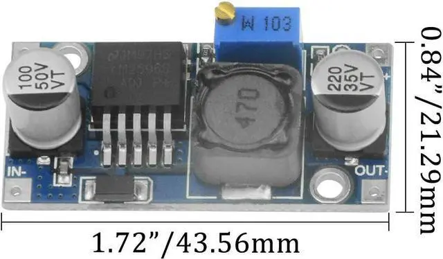Alt view image 4 of 5 - XINGYHENG 10Pcs DC-DC Buck Voltage Converter Power Module 3A Adjustable Module Stable 3.0-40V to 1.5-35V Power Supply Module