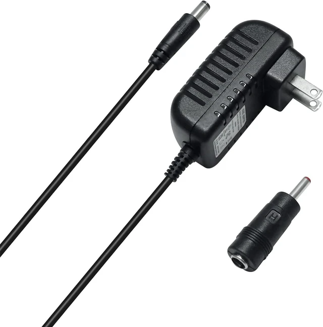Alt view image 6 of 7 - DCHAV 5V 2A Power Supply AC to DC Adapter 100-240V 50-60Hz Power Cord 5.5mm x 2.5mm 3.5mm x 1.35mm Plug Wall Charger Replacement 4ft 10W Output 5 Volt 2 Amp for Camera LED Strip Light Speaker