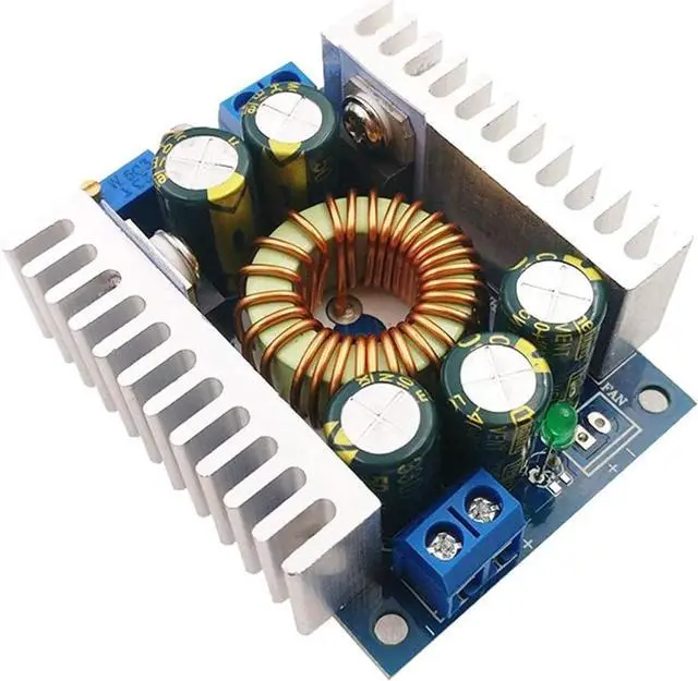 Alt view image 3 of 6 - DC Car Power Supply Voltage Regulator Buck Converter 8A/100W 12A Max DC 5-40V to 1.2-36V Step Down Volt Convert Module DC-DC Power Module Buck Module High Power Low Ripple 12A Adjustable 95%