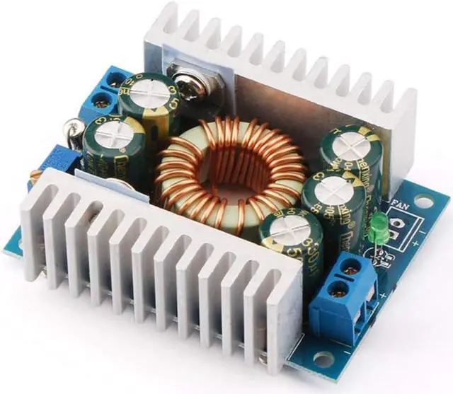 Alt view image 2 of 6 - DC Car Power Supply Voltage Regulator Buck Converter 8A/100W 12A Max DC 5-40V to 1.2-36V Step Down Volt Convert Module DC-DC Power Module Buck Module High Power Low Ripple 12A Adjustable 95%